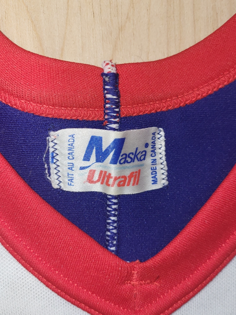 Vintage 90s Edmonton Oilers NHL White Retro Hockey Jersey - Orange Logo - Picture 4 of 4